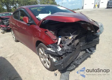 2012 Hyundai Elantra Limited (Ulsan Plant) from USA, damaged, VIN KMHDH4AE7CU312658